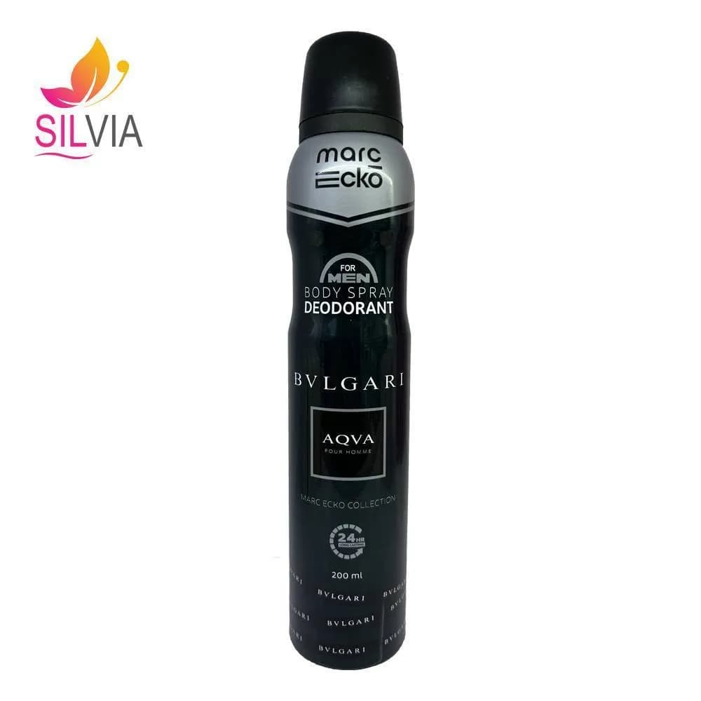 اسپری خوشبو کننده بدن مردانه Bvlgari Aqva Pour Homme مارک اکو 200 میل — تصویر ۳