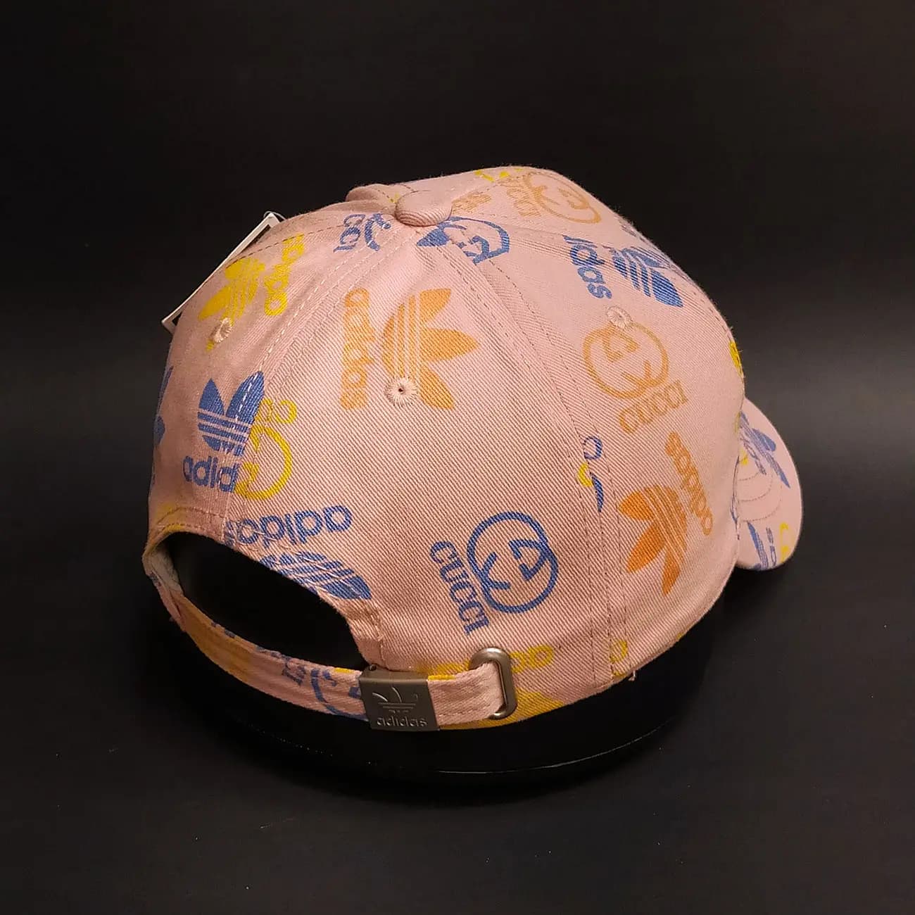 کلاه بیسبالی کتان چاپی Adidas x GUCCI | کلاه کپ اسپرت با استایل کژوال — تصویر ۲