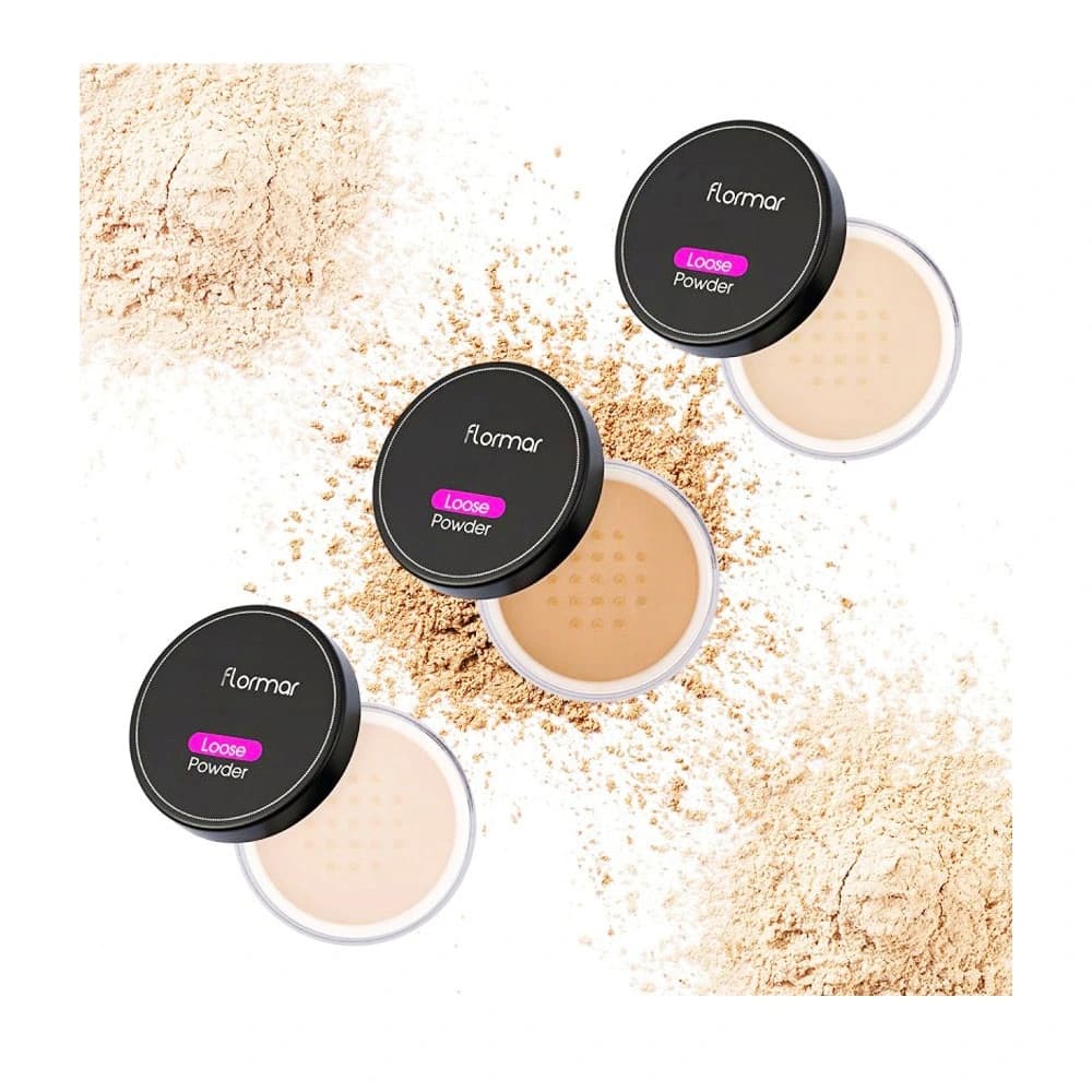 پودر فیکس رنگی فلورمار Loose Powder
