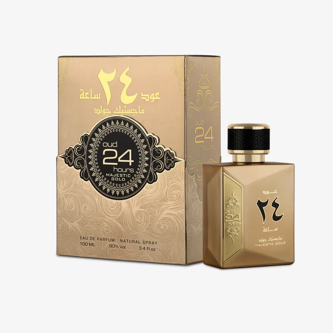 ادکلن Oud 24 Hours Majestic Gold Ard Al Zaafaran-ادکلن عود ۲۴ ساعت مجستیک گلد ارض زعفران