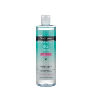 محلول میسلار واتر نوتروژینا مدل Skin Detox مناسب انواع پوست