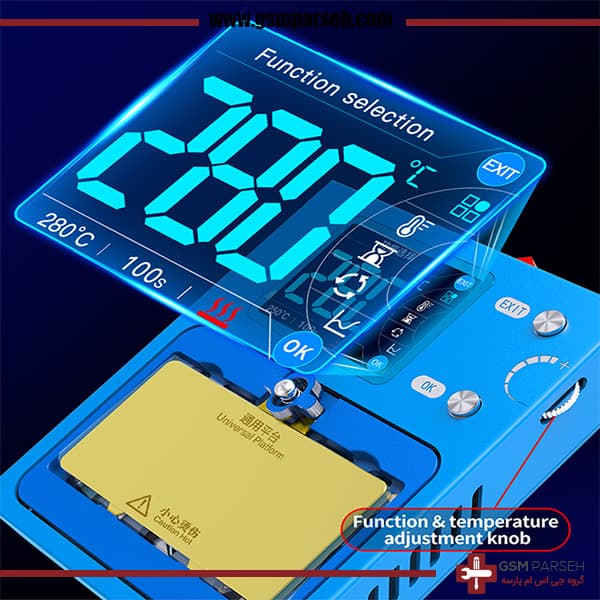 پری هیتر هوشمند جی سی JC Aixun iHeater PRO آیفون ایکس تا 14 پرو مکس — تصویر ۶