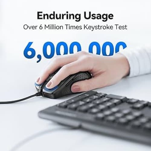 ماوس سیمی USB TECKNET — تصویر ۵