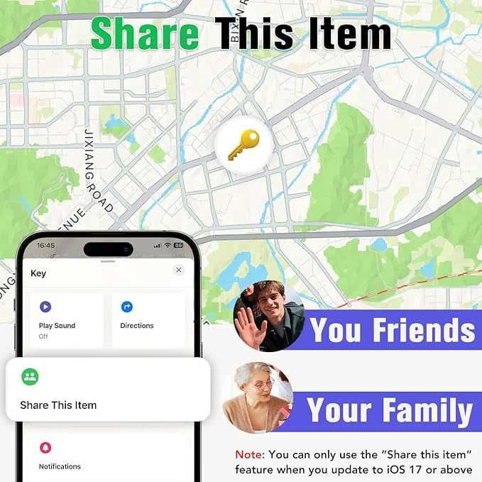 ایرتگ ردیاب هوشمند WL FINDER مدل BF18 بسته ۴ عددی ردیاب اپل — تصویر ۴