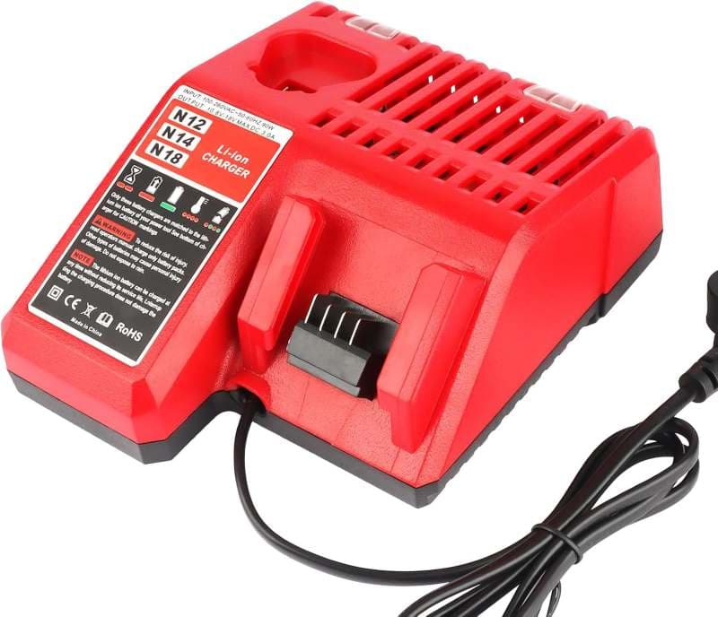 شارژر دوکاره Waitley M12 و M18 برای باتری میلواکی M18 و M12 — تصویر ۷