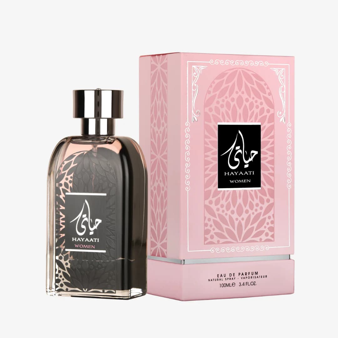 ادکلن Hayaati Woman Pink Ard Al Zaafaran-ادکلن حیاتی زنانه صورتی ارض زعفران