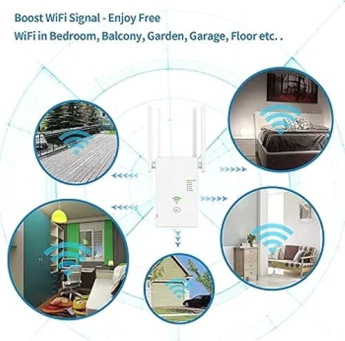 راوترتقویت‌کننده وای فای WLAN AC1200 — تصویر ۶