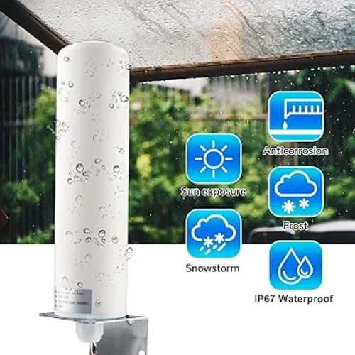 آنتن خارجی تقویت کننده مودم 4G 5G LTE مدل BOOBRIE با قدرت 10dBi و آداپتور SMA TS9 — تصویر ۵