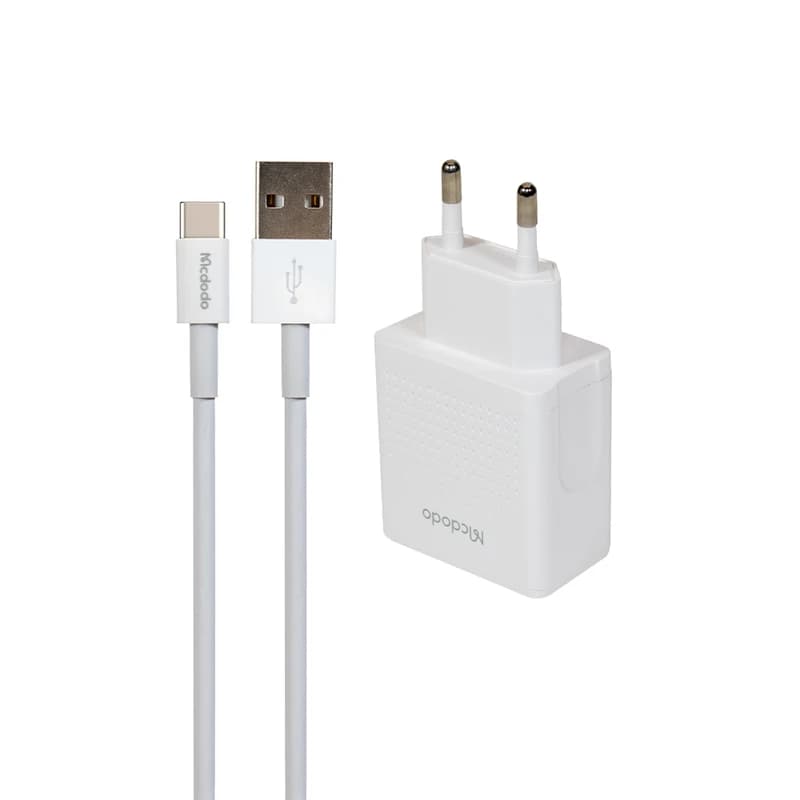 شارژر دیواری مک دودو مدل CH-3972 توان 12 وات به همراه کابل USB-C — تصویر ۳