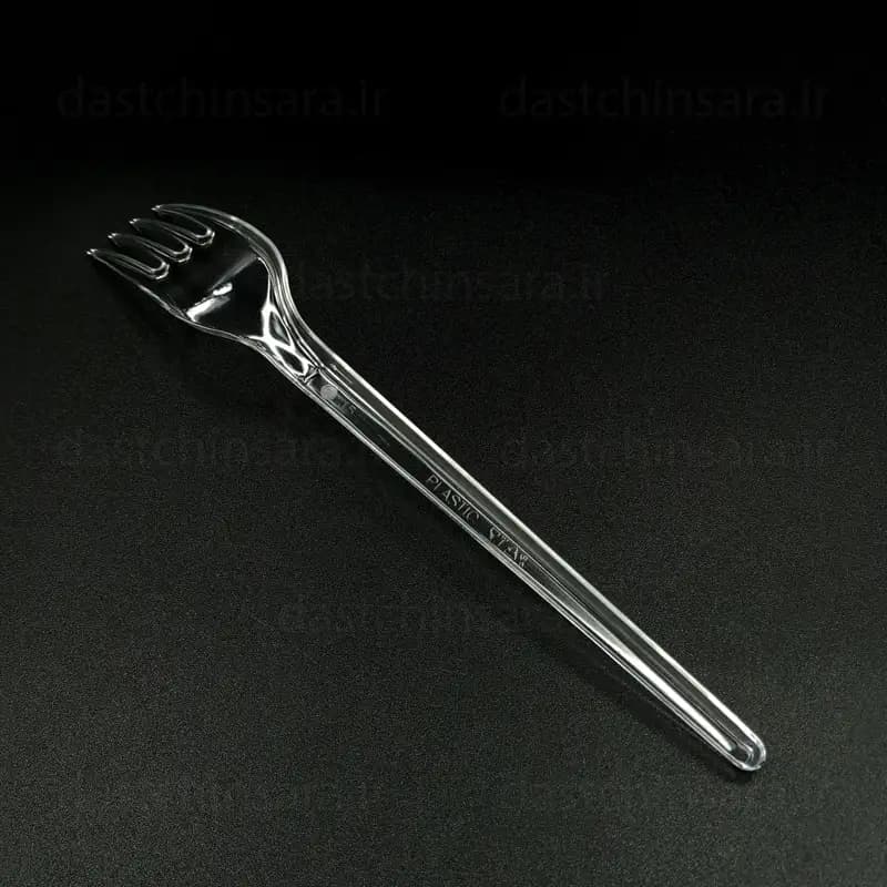 چنگال یکبار مصرف شفاف 50 عددی اکو تک ظرف — تصویر ۳