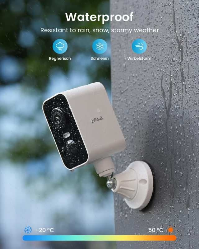 دوربین مداربسته فضای باز ieGeek 2K مدل S2 — تصویر ۳