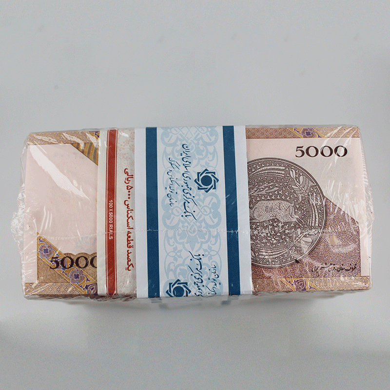 یک باکس اسکناس 500 تومانی جمهوری اسلامی – 10 بسته سوپر بانکی – 14/152001 — تصویر ۳