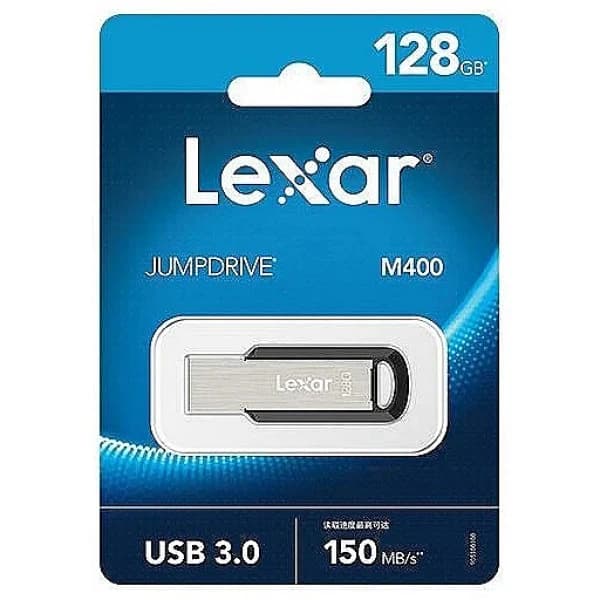 فلش مموری لکسار مدل M400 USB3.2 ظرفیت 128گیگابایت