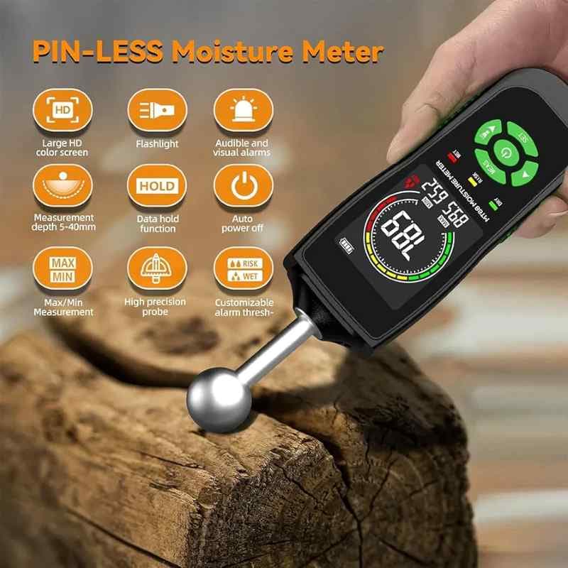 رطوبتسنج دیجیتال RDINSCOS MT68 — تصویر ۷