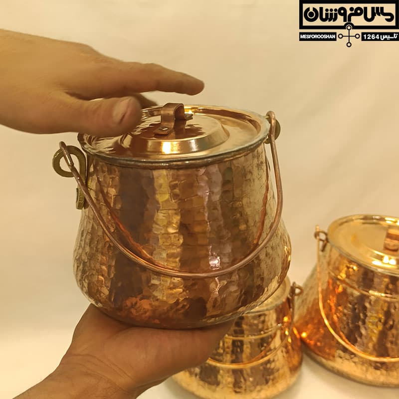 دیزی مسی دستساز مدل تختی — تصویر ۳