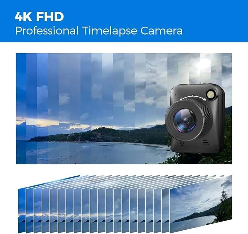 دوربین مستند سازی تایم لپس dsoon tl3000 تصویربرداری با کیفیت بالا 4K — تصویر ۴