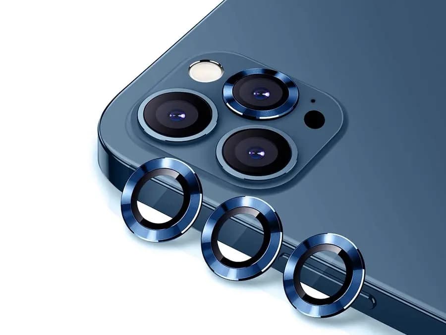گلس لنز شابلونی 13promax blue — تصویر ۲