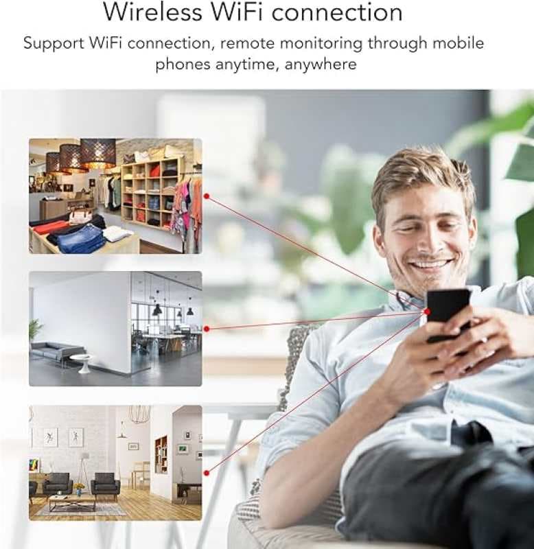 دوربین کوچک VBESTLIFE، دوربین فیلمبرداری HD 720P پشتیبانی از دید در شب — تصویر ۸