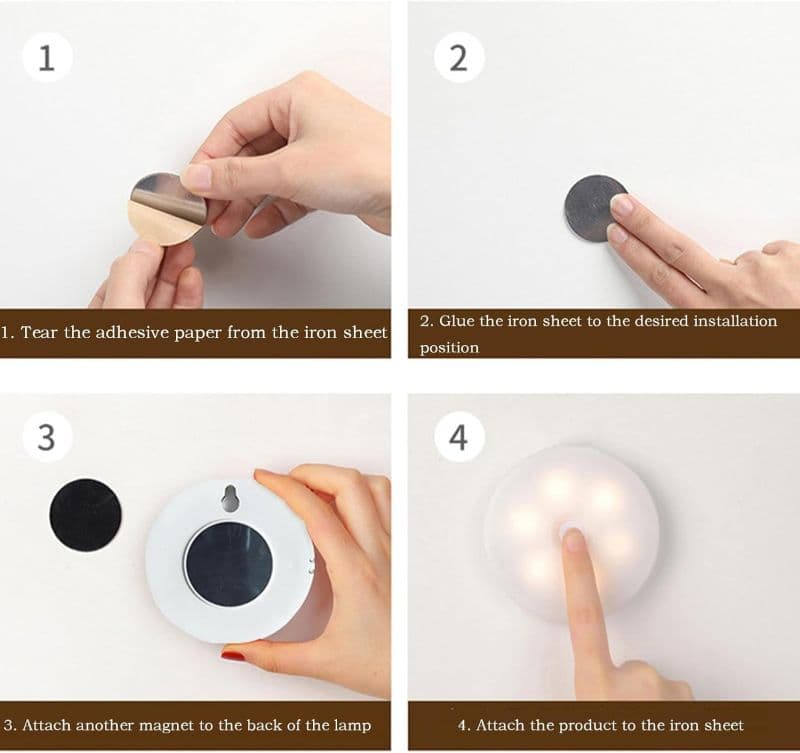 چراغ خواب سنسور حرکت smart sensor light — تصویر ۸