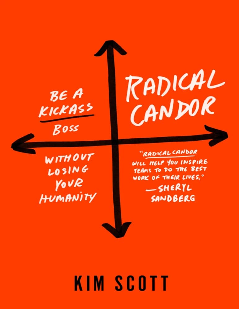 کتاب Radical Candor (صراحت افراطی: چگونه یک رئیس فوق‌العاده باشیم بدون اینکه انسانیت خود را از دست بدهیم) نسخه انگلیسی PDF | کیم اسکات