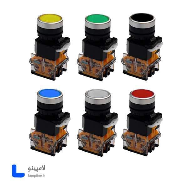 شاسی تک کنتاکت مدلPFP-50 استارت کنتاکت1NO رنگ آبی