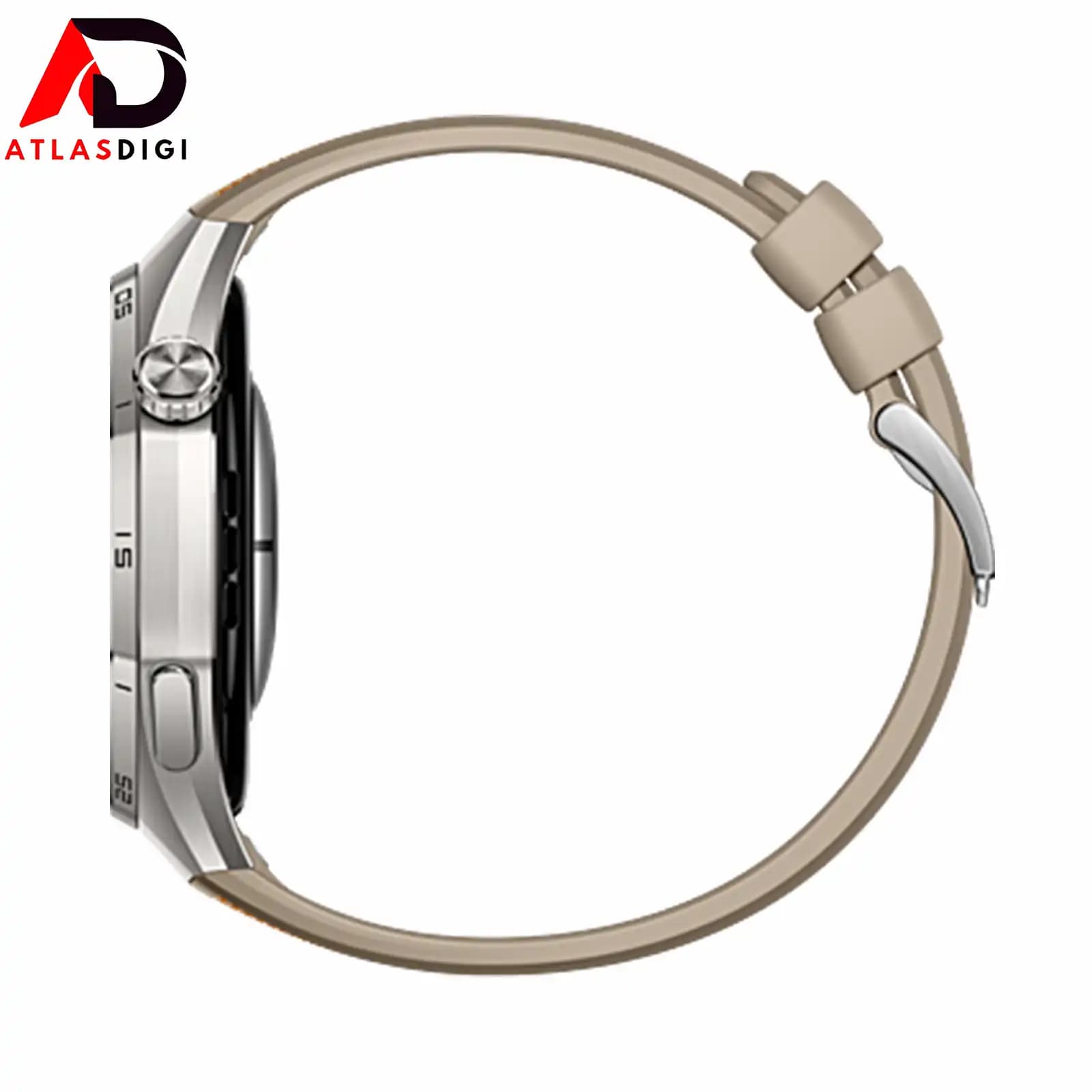 ساعت هوشمند هواوی ‏مدل HUAWEI WATCH GT 6 Pro 2025 با قاب تیتانیومی قهوه‌ای کهربایی و بند بافته‌شده‌ی ترکیبی قهوه‌ای — تصویر ۴