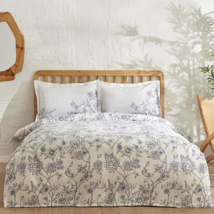 ست روتختی دونفره کاراجاهوم مدل Reese آبی