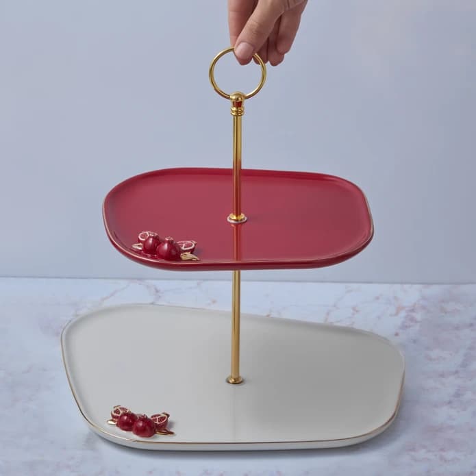 ظرف شیرینی خوری کاراجا مدل Narlı Katlı — تصویر ۳