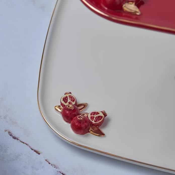 ظرف شیرینی خوری کاراجا مدل Narlı Katlı — تصویر ۴