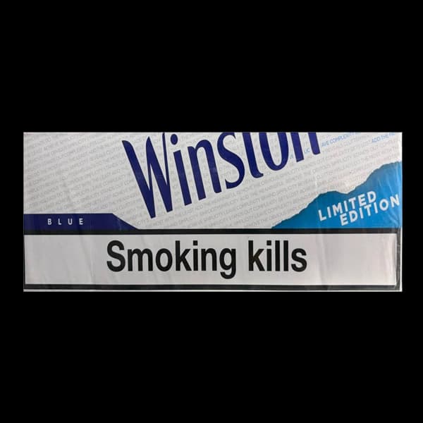 سیگار وینستون لیمیتد ادیشن آبی اسموک Winston limited edition blue smoke