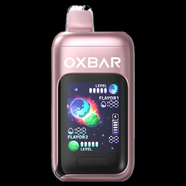 پاد یکبار مصرف اوکسبار توت فرنگی بستنی 50000 پاف oxbar dualblend strawberry ice cream pod