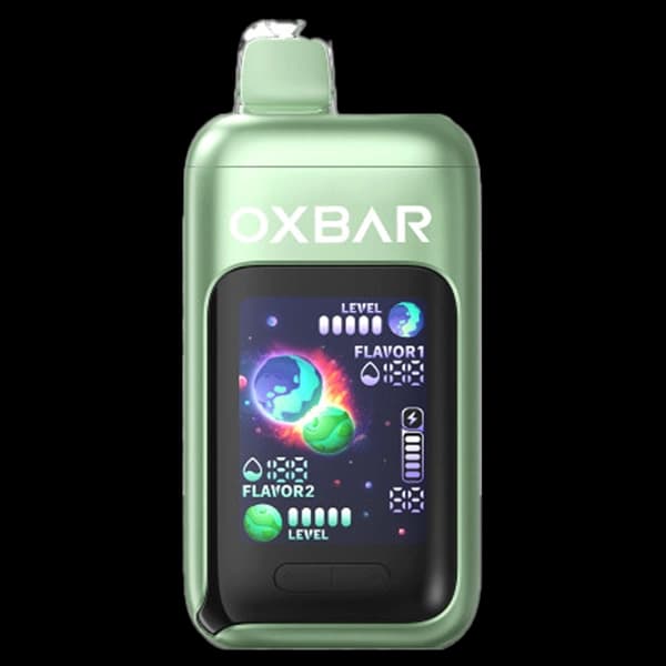 پاد یکبار مصرف اوکسبار هلو بلو رزبری 50000 پاف oxbar dualblend peach blue razz pod