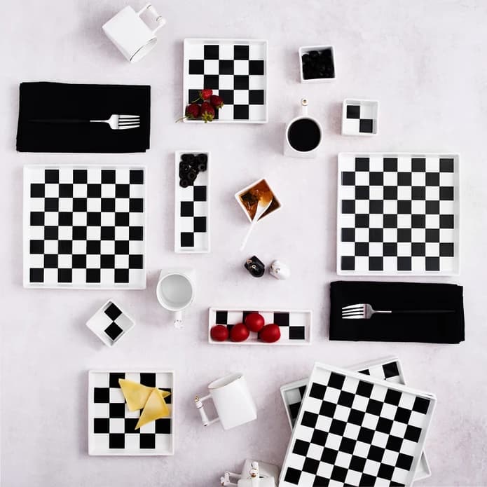ست صبحانه خوری 22 پارچه کاراجا 6 نفره مدل Chess