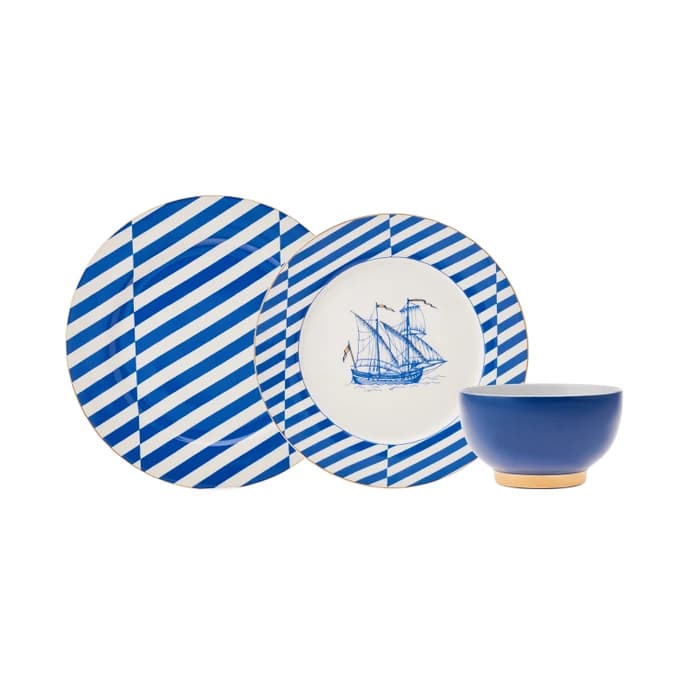 ست ظروف غذاخوری کاراجا 18 پارچه 6 نفره مدل Navy — تصویر ۵
