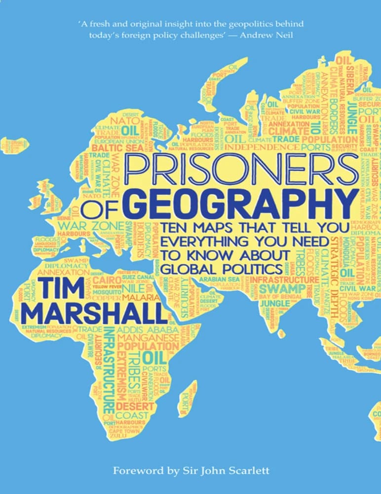 کتاب زندانیان جغرافیا (Prisoners of Geography) نسخه انگلیسی PDF | تیم مارشال