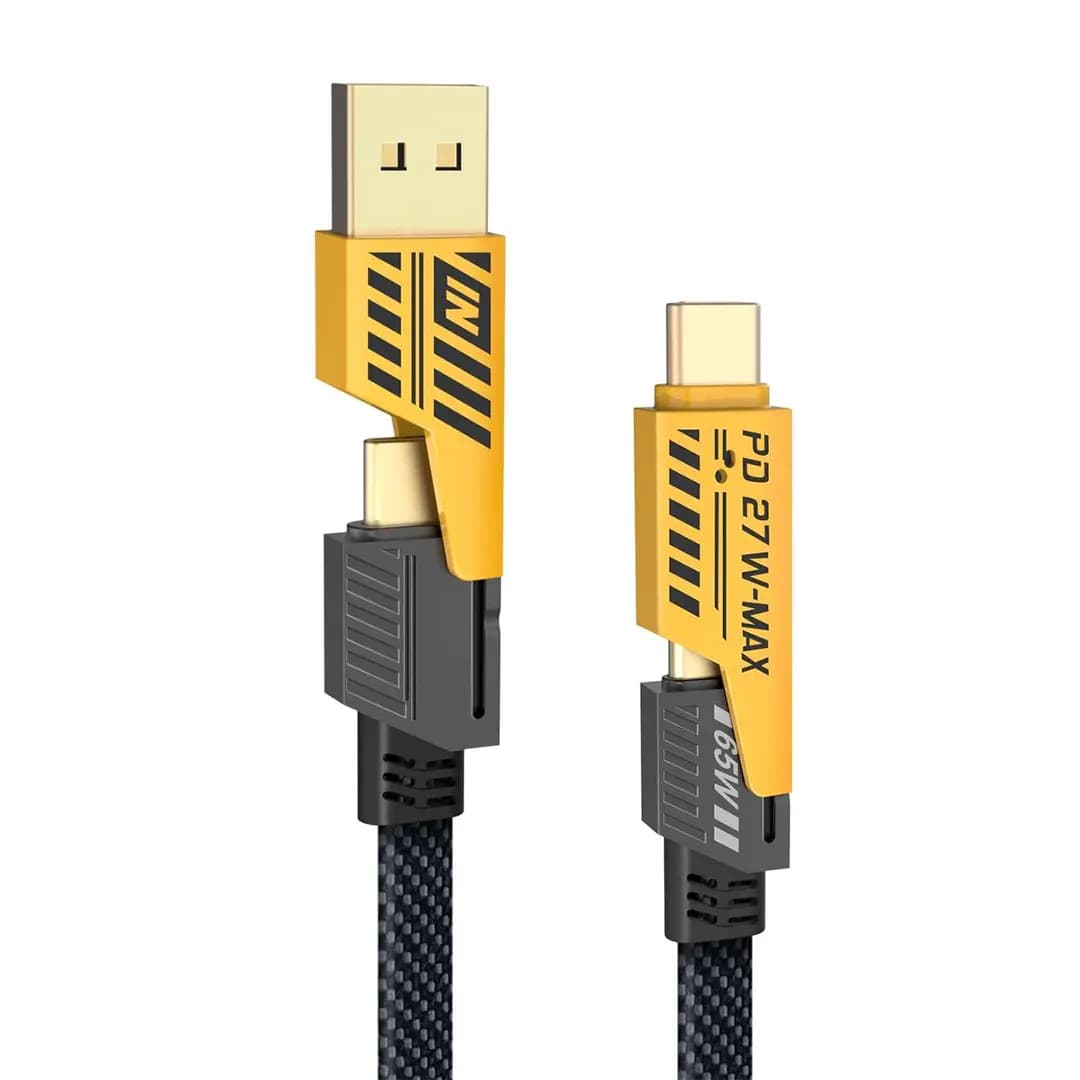 کابل شارژ 4 کاره فست شارژ مدل 4IN 1CABLE — تصویر ۲