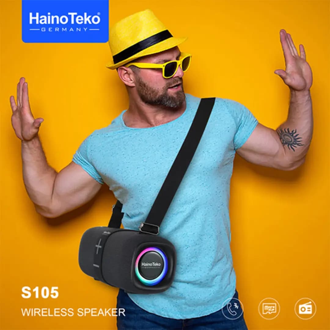 اسپیکر بلوتوثی قابل حمل هاینو تکو مدل HAINO TEKO S-105 — تصویر ۴
