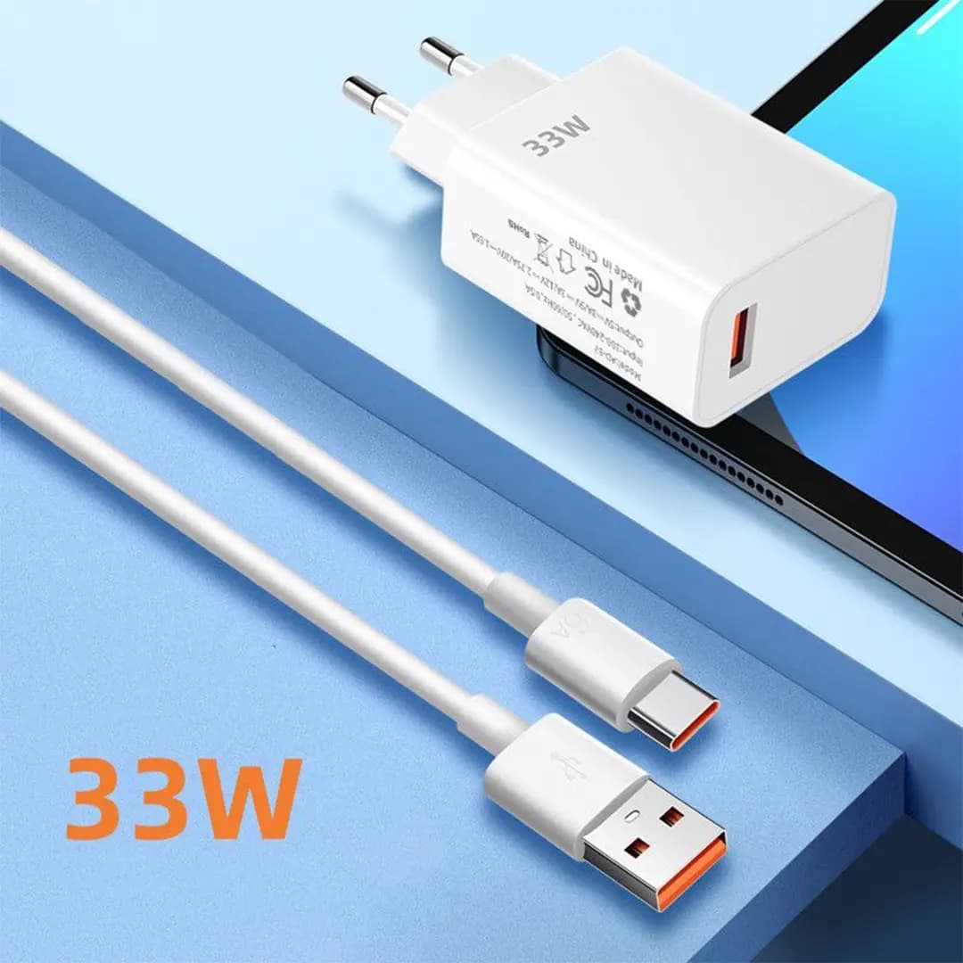 شارژر دیواری 33 وات شیائومی XIAOMI 33W — تصویر ۴