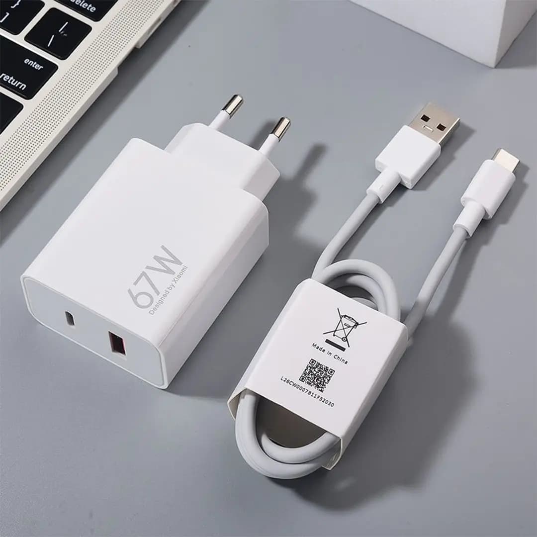 شارژر دیواری 67 وات شیائومی اورجینال XIAOMI 67W — تصویر ۳