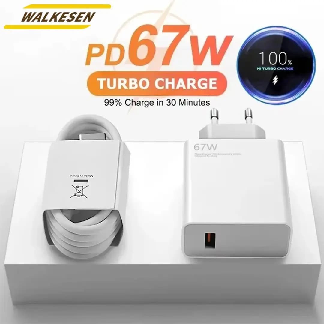 شارژر دیواری 67 وات شیائومی اورجینال XIAOMI 67W — تصویر ۲