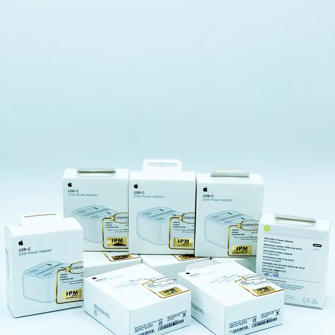 شارژر دیواری 20 وات اورجینال اپل APPLE 20W B/A — تصویر ۴