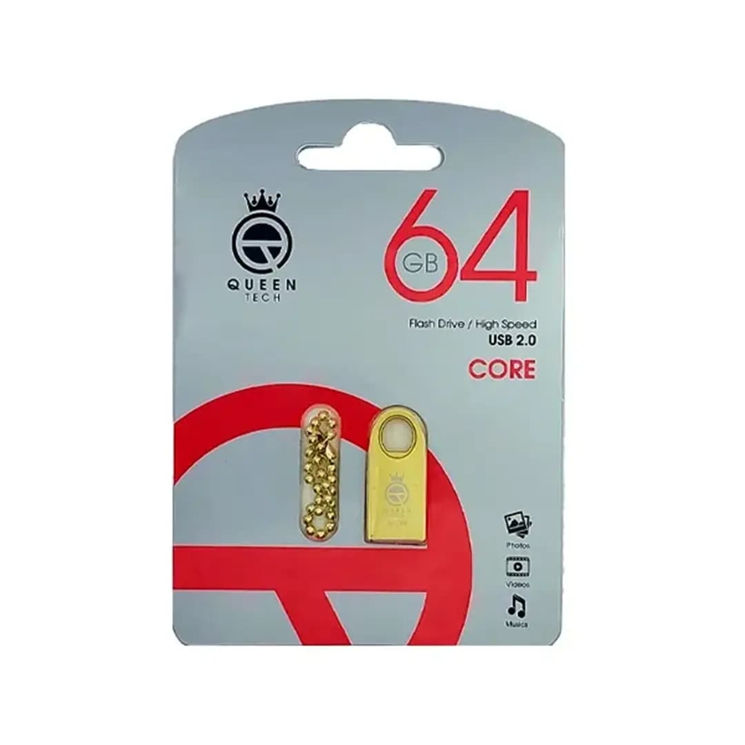 فلش مموری کوئین تک مدل CORE 64G QUEEN باظرفیت 64گیگابایت