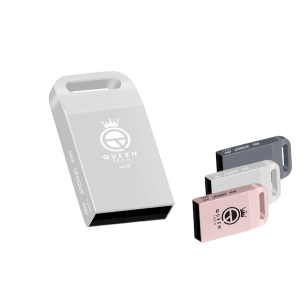 فلش مموری کوئین تک مدل UNIQUE 64G QUEEN باظرفیت 64گیگابایت
