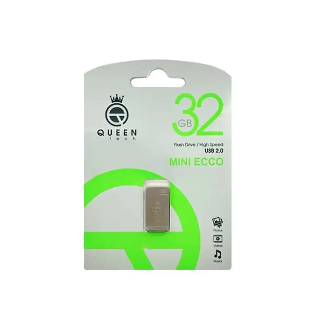 فلش مموری کوئین تک مدل MINI ECOO 32G QUEEN باظرفیت 32 گیگابایت — تصویر ۲