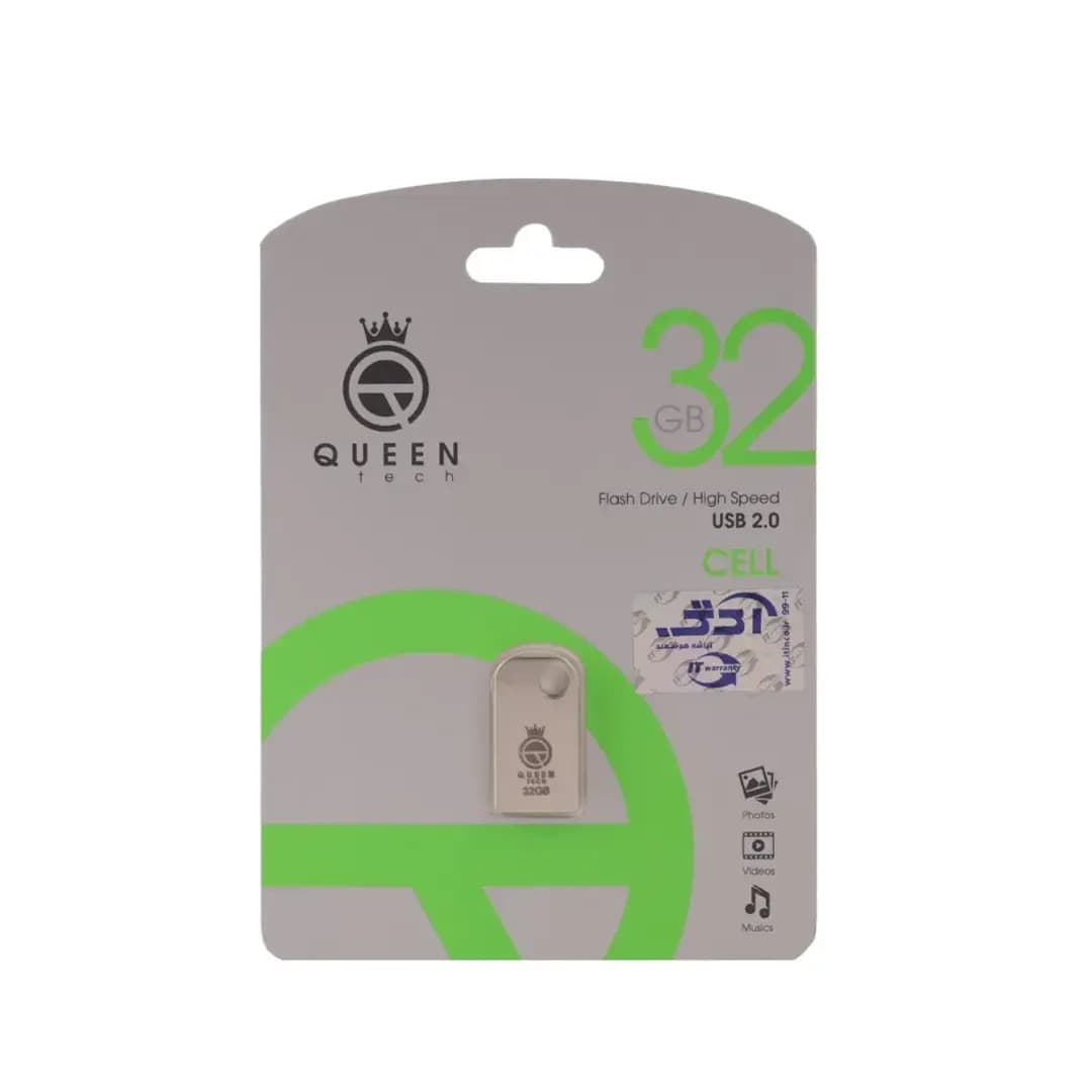 فلش مموری کوئین تک مدل CELL 32G QUEEN باظرفیت 32گیگابایت