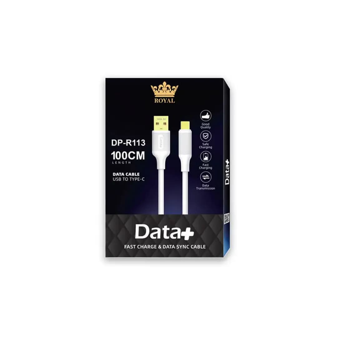 کابل شارژ USB TO TYPE-C دیتا پلاس مدل DATA PLUS DP-R113 — تصویر ۳