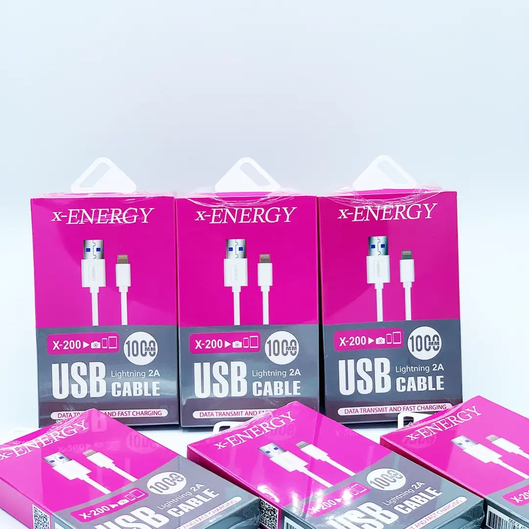کابل شارژ آیفونی ایکس انرژی مدل X-ENERGY X-200 — تصویر ۳