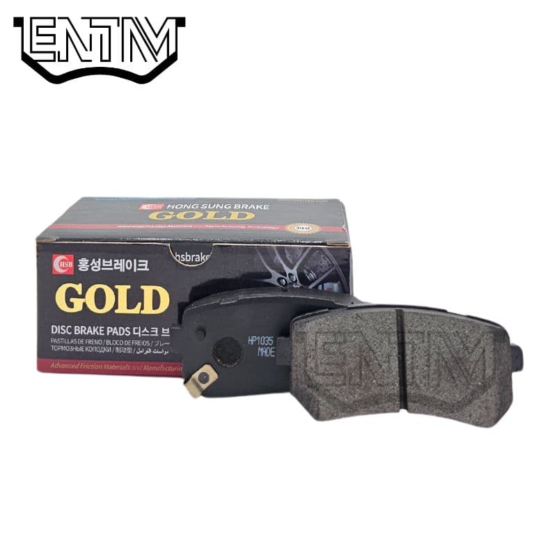 لنت ترمز عقب هیوندای 2008-2014 I20 PB برند گلد (GOLD)