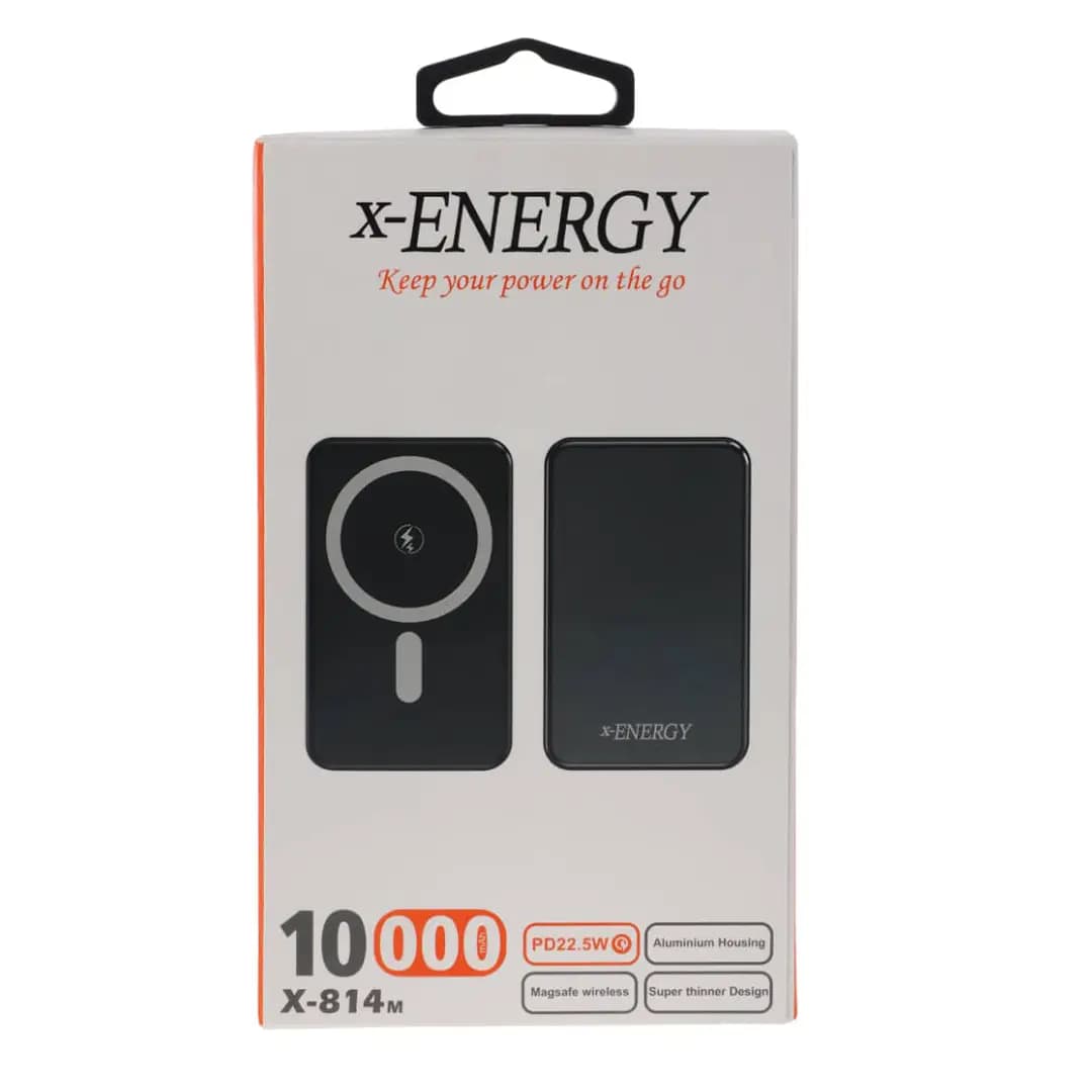 پاوربانک ایکس انرژی مدل X-ENERGY X-814M 22.5W باظرفیت 10000 میلی آمپر
