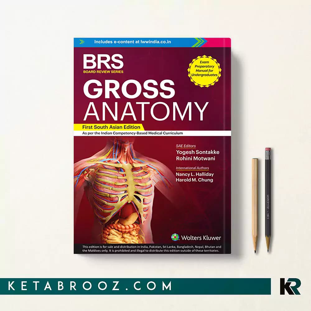 کتاب BRS Gross Anatomy, 1st South Asian 2023